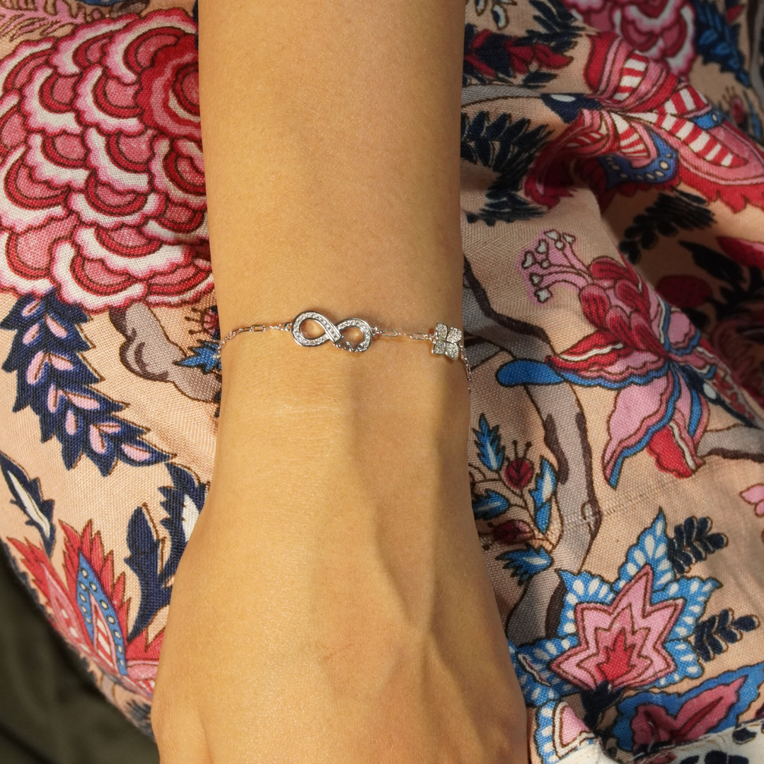 Infinity CZ Delicate Bracelet