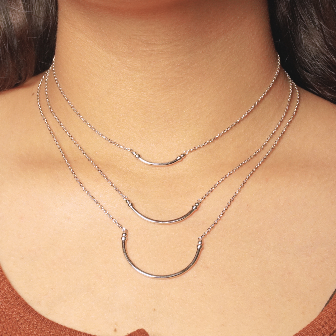 Minimal Sterling Silver Layered Chain