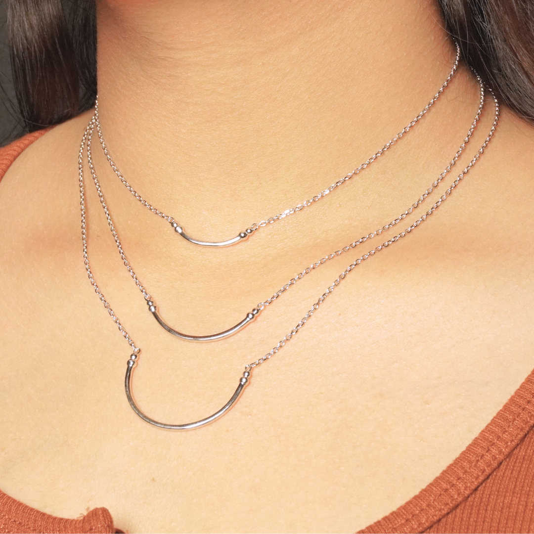Minimal Sterling Silver Layered Chain