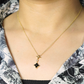 Black Star Drop Pendant