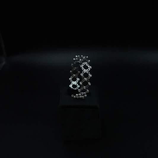 Convertible Silver Ring–Kada (2-in-1 Design)