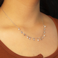 Pearl & CZ Droplet Delicate Chain